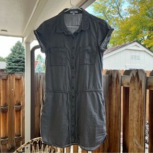 💥SALE💥 PAIGE denim mila cap-sleeve dress